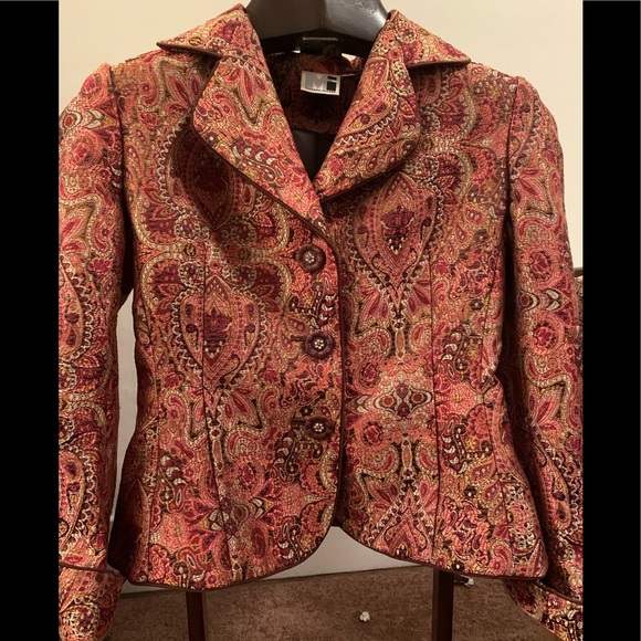 Modern Images Jacquard Jacket, Size 6 - Picture 6 of 6
